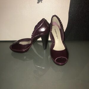 Madden Girl | Magenta D’orsay Leather Pumps